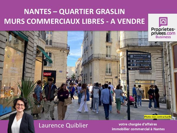 44000 NANTES - MURS COMMERCIAUX LIBRES A VENDRE 87 M²