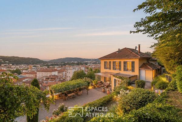 Propriété d’exception avec piscine et vue grandiose sur Vienne