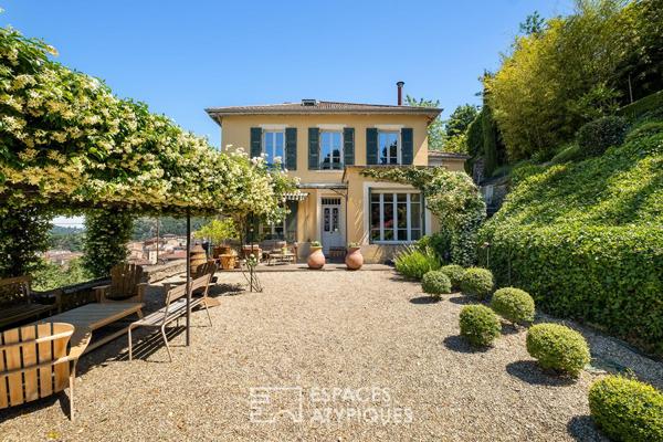 Propriété d’exception avec piscine et vue grandiose sur Vienne
