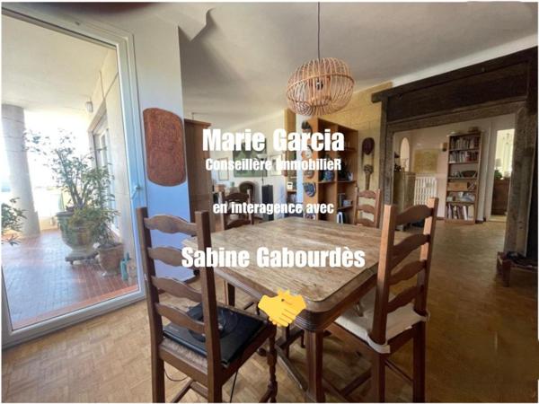 Centre ville, appartement P3 avec terrasse, jolies vues dégagées