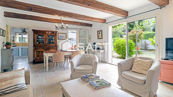 Maison de charme 4 chambres avec poutres apparentes, double exposition et extension possible