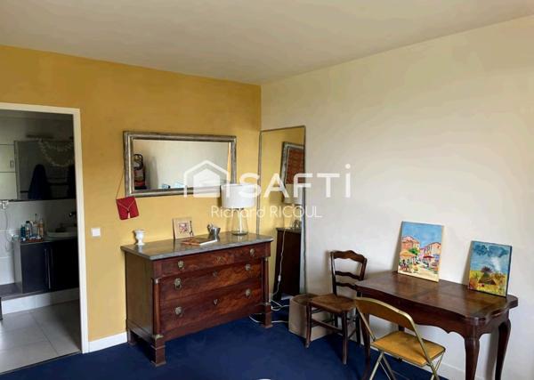 50m², jardin, 2 pkg, 2 caves, vue mer, Plage à 10' à pied