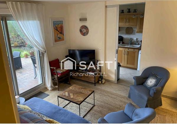 50m², jardin, 2 pkg, 2 caves, vue mer, Plage à 10' à pied