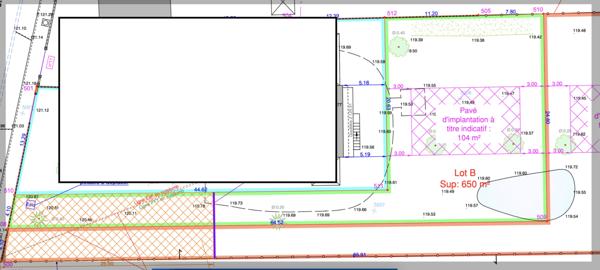 Bessancourt (95550) a vendre terrain constructible 650 m2 pour maison jusqu'à 200 m2