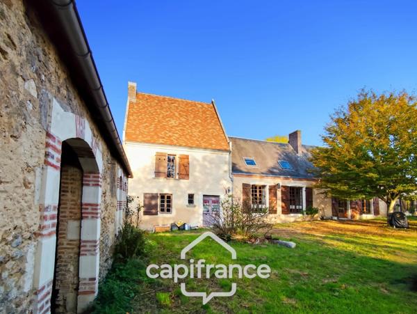 Maison à vendre 9 pièces SAVIGNY SUR BRAYE (41) - terrain de 3846 m² -