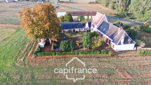 Maison à vendre 9 pièces SAVIGNY SUR BRAYE (41) - terrain de 3846 m² -