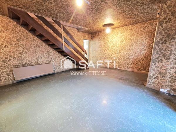 Un beau potentiel à personnaliser ! Maison 4 pièces jardin clos et garage.