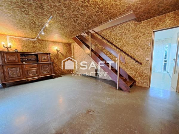 Un beau potentiel à personnaliser ! Maison 4 pièces jardin clos et garage.