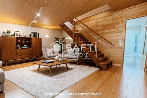 Un beau potentiel à personnaliser ! Maison 4 pièces jardin clos et garage.