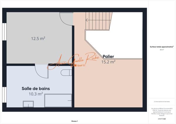 Maison T3 avec mezzanine, jardin, local vélo et parking