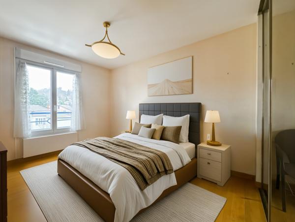 Neuville-sur-Saône (69250) T3 lumineux avec terrasse vue Monts d’Or, box fermé et centre-ville à pied – Neuville-sur-Saône