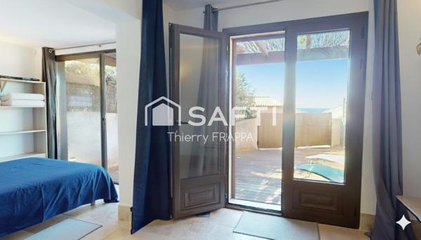 Votre refuge entre mer et maquis – T2 avec pièce télétravail vue dégagée à Porticcio