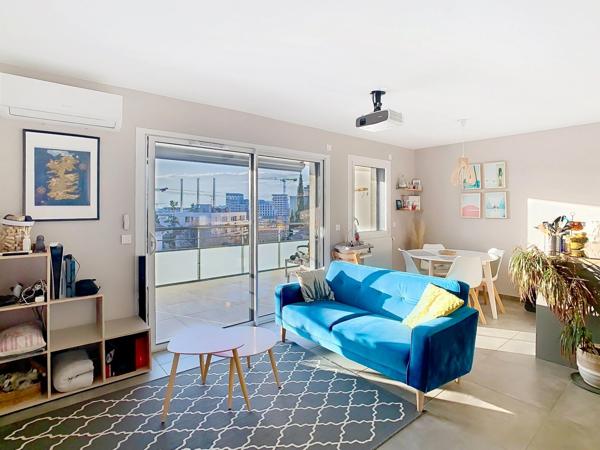 Annemasse (74) - T3 meublé récent - balcon, garage et cave