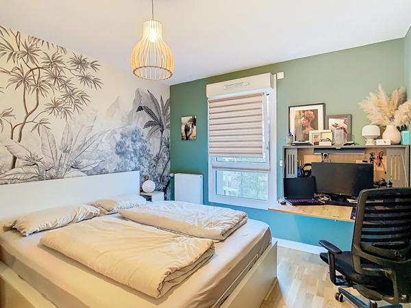 Annemasse (74) - T3 meublé récent - balcon, garage et cave