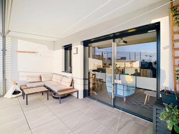 Annemasse (74) - T3 meublé récent - balcon, garage et cave