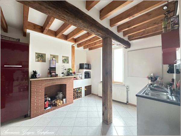 Courville-Sur-Eure à vendre, maison de village 123 m², 2 chambres avec la possibilité d'aménager une troisième chambre