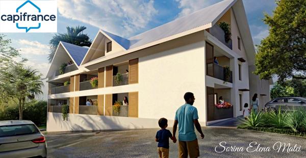BAIE-MAHAULT  Appartement T1 Bis avec jardin et terrasse