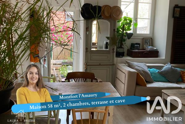 Location maison 3 pièces 58 m² Montfort-l'Amaury