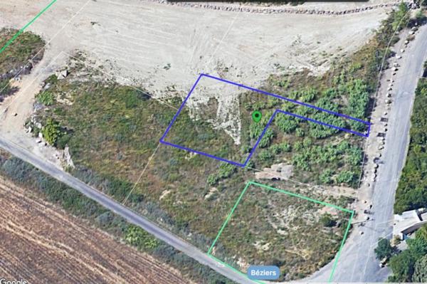 BÉZIERS (34)– TERRAIN À BÂTIR DE 541 M²