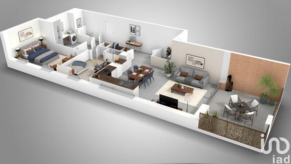 Appartement à vendre 3 pièces 70 m² Claix