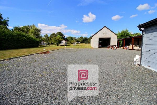 1h15 de PARIS - MAISON CONTEMPORAINE DE PLAIN-PIED 150 m2, CHALET, GARAGE de 80 m2, Le TOUT EDIFIE SUR -6400 m2 DE TERRAIN CLOS