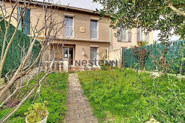 Maison Vitrolles nord 4 pièce(s) 80 m2 + veranda 23m², 3 chambres, terrain 140m² environ.