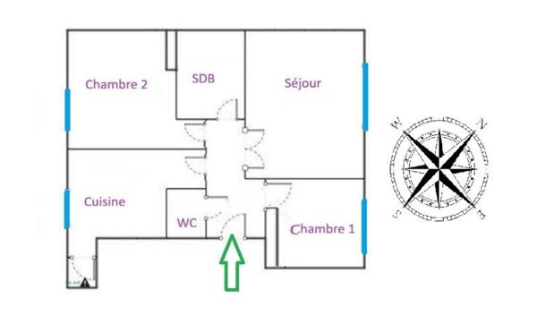 Clamart (92140), à 200m de la gare, T3, 55m², 2 CH
