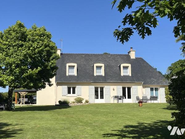 FOUESNANT – ENTRE BOURG ET PLAGES – PROPRIÉTÉ DE CHARME SUR PLUS DE 3 600 M² DE PARC ARBORÉ