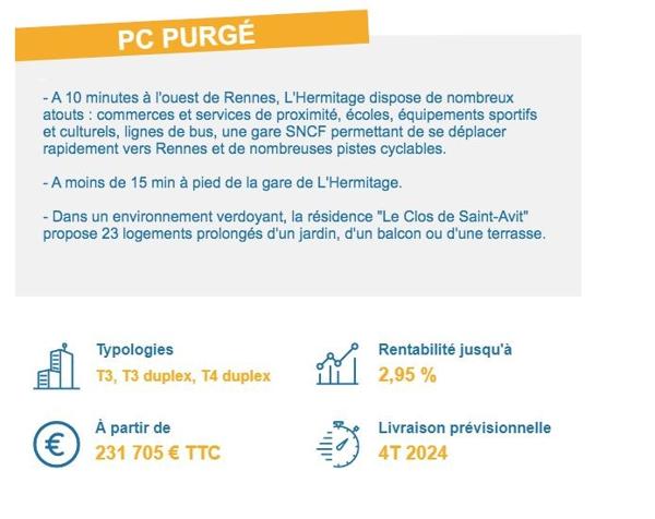 Appartement à vendre 3 pièces 59 m² L'Hermitage