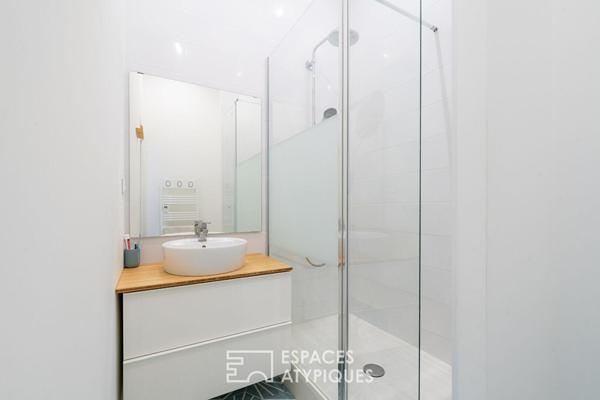 Loft avec terrasse dans une ancienne usine textile