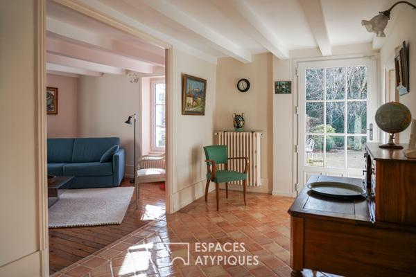 Propriété de charme dans son parc arboré