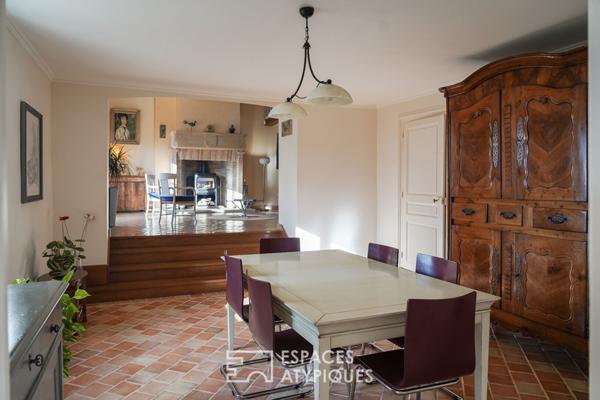 Propriété de charme dans son parc arboré