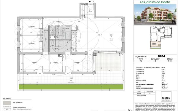 Appartement à vendre    5 pièces • 123,12 m2 Frontignan