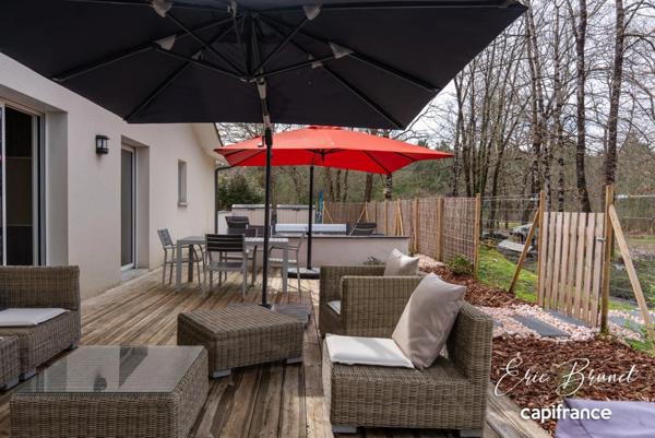 MIOS - Maison d'architecte aux prestations de qualité - 6 pieces avec garage et piscine