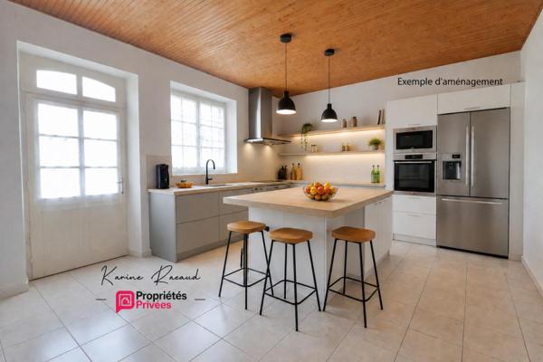 Maison  3 chambres 97 m²,  grand terrain