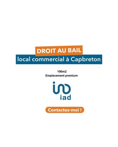 Droit au bail à vendre 190 m² Capbreton