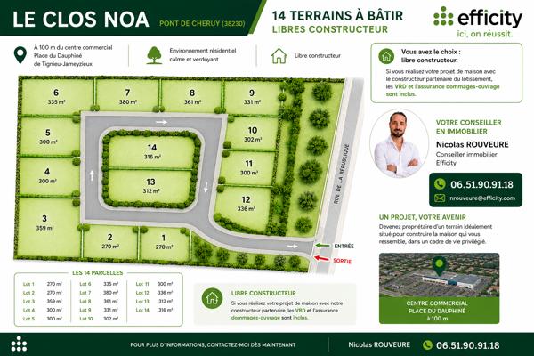 Terrain
        
        - 270 m² 125 000 € *