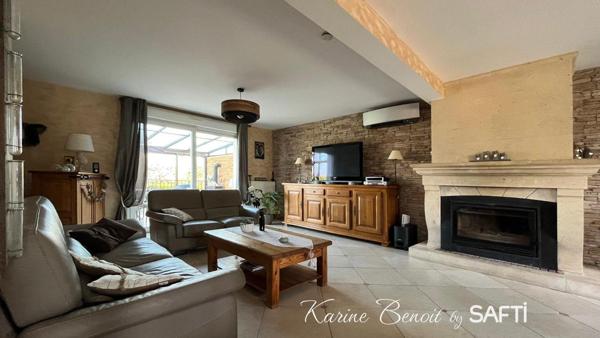 Maison traditionnelle, offrant un cadre de vie idyllique àla campagne et proche des commodités