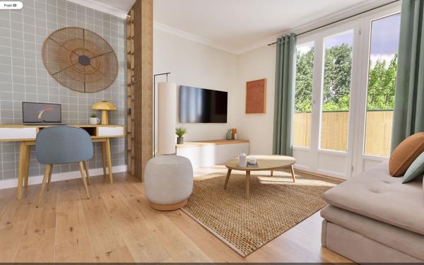 Appartement à vendre    2 pièces • 42,68 m2 Trappes