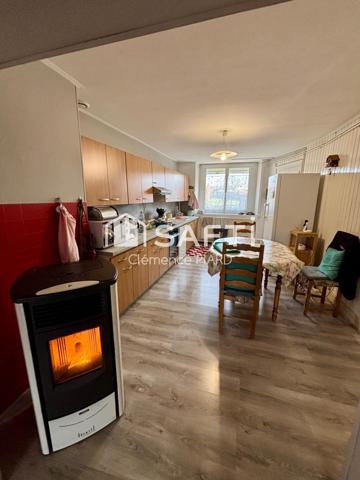 Maison 110m² avec terrain constructible, garage et atelier