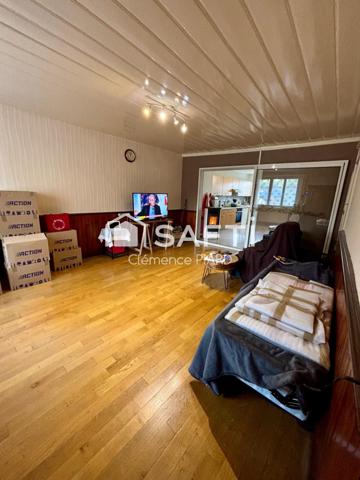 Maison 110m² avec terrain constructible, garage et atelier