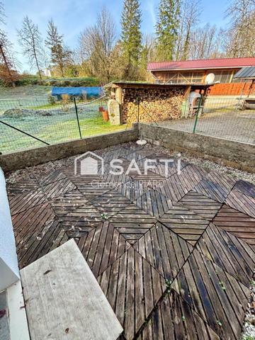 Maison 110m² avec terrain constructible, garage et atelier