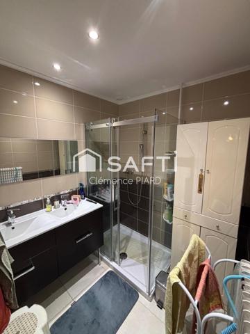 Maison 110m² avec terrain constructible, garage et atelier