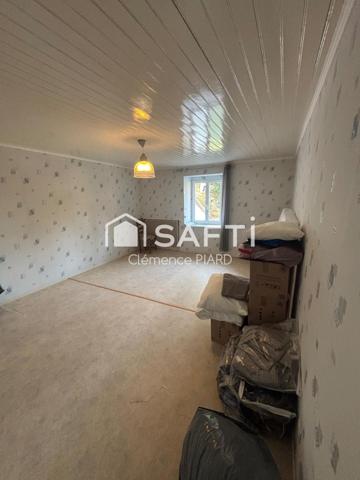 Maison 110m² avec terrain constructible, garage et atelier