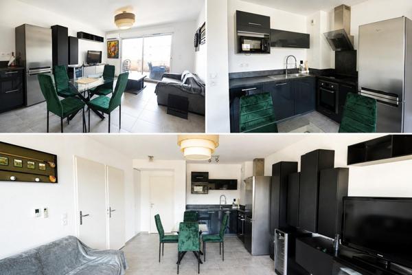 Appartement T2 avec terrasse et stationnement privatif sécurisé