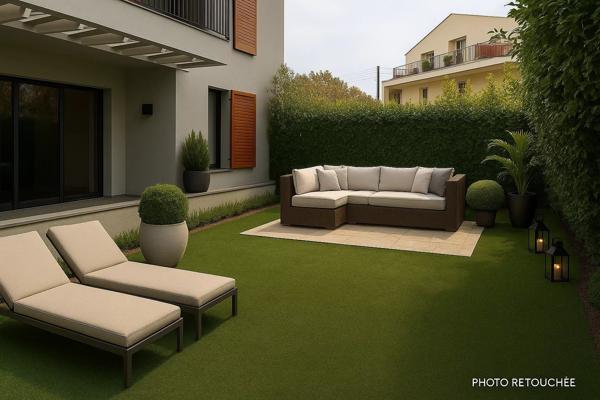 Appartement 2 pièces de 46,94m²,  extérieur de 60m² + 1 parking