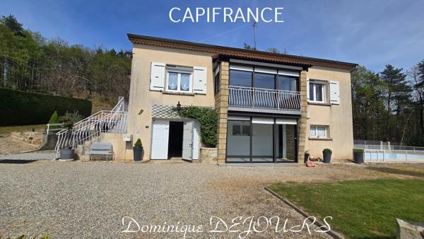 À vendre à PRANLES (07) – Maison 117 m² sur terrain de 8400 m² – Environnement calme et naturel et sans vis-à-vis – Piscine