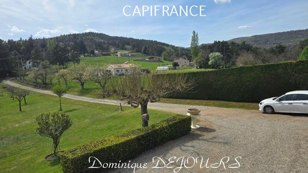 À vendre à PRANLES (07) – Maison 117 m² sur terrain de 8400 m² – Environnement calme et naturel et sans vis-à-vis – Piscine