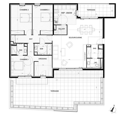 Appartement à vendre 4 pièces 137 m² Baillargues