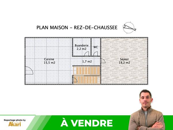 Maison
         5 pièces
        - 96 m² Exclusivité 102 500 €*